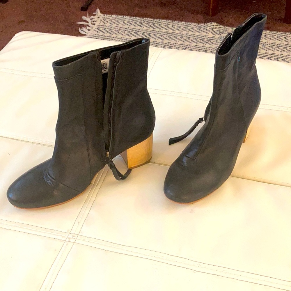 Tom’s leather booties